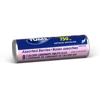 Tums Extra Strength Single Roll Assorted Berries Antacids and Digestive Support