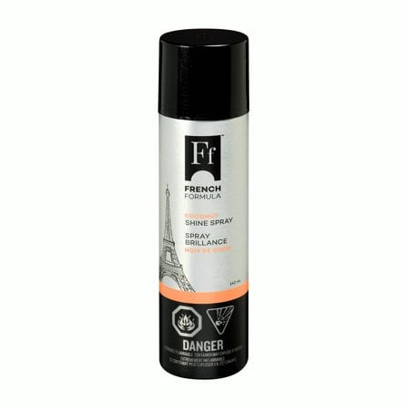 French Formula Coconut Shine Spray 282ML Styling Products, Brushes and Tools