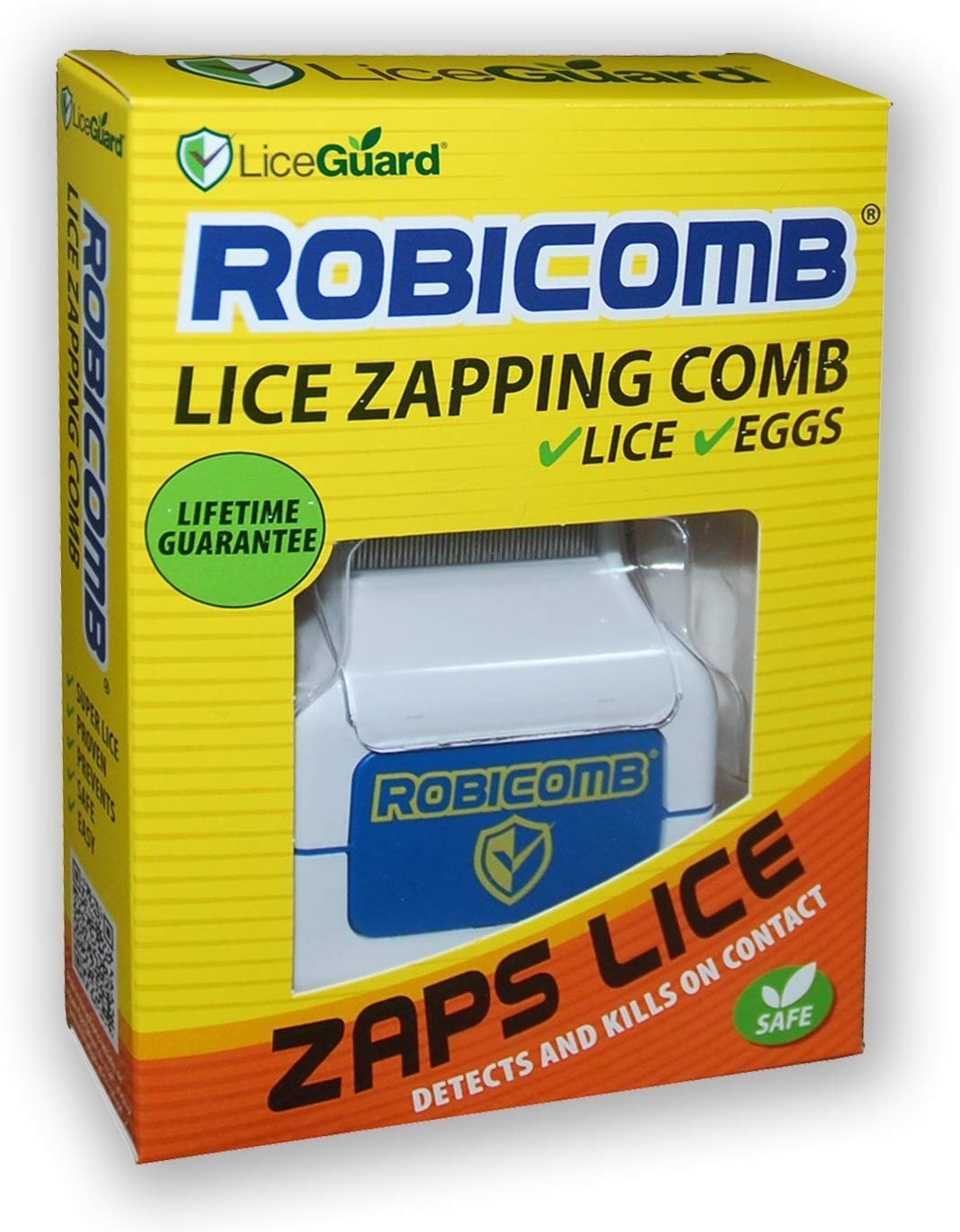 LiceGuard  Robi Comb Electronic Lice Comb – 1.0 ea Lice Treatments and Combs