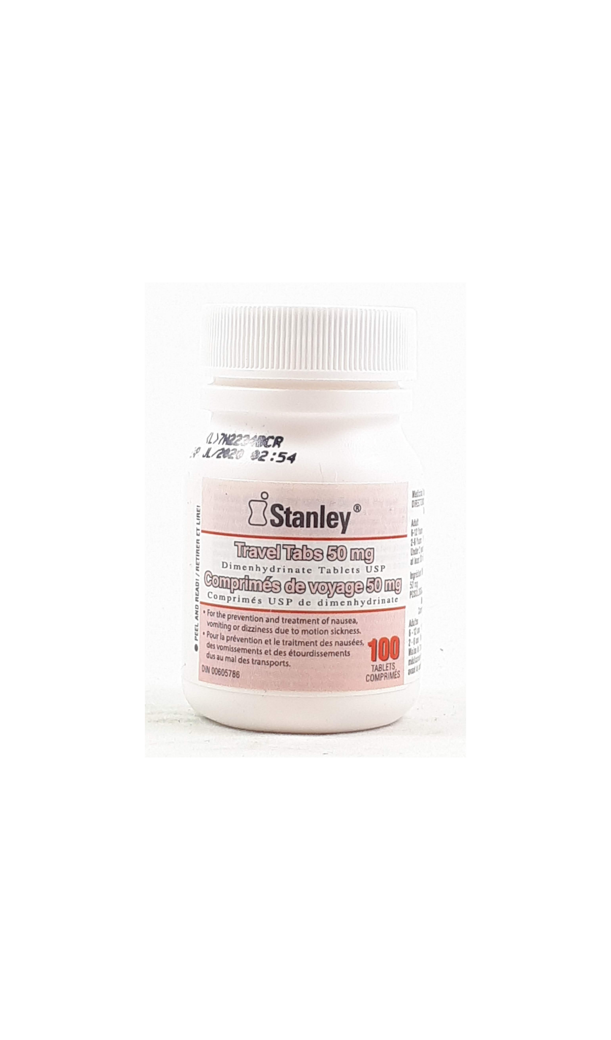 Stanley Travel Tabs, 100 tablets Antinauseants
