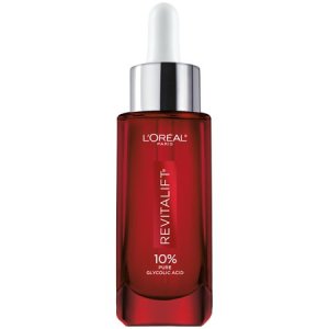L'Oreal Paris Revitalift Derm Intensives 10% Pure Glycolic Acid Face Serum, 1 Oz