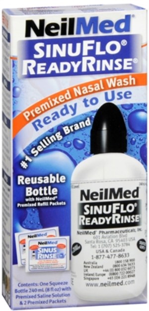 NeilMed SinuFlo Ready Rinse Premixed Solution - 8 Oz