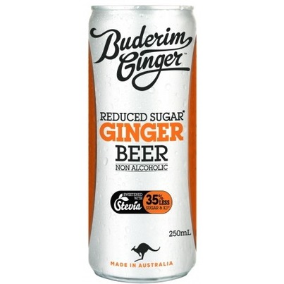 Buderim Ginger Reduced Sugar Non-Alcoholic Ginger Beer Beverages