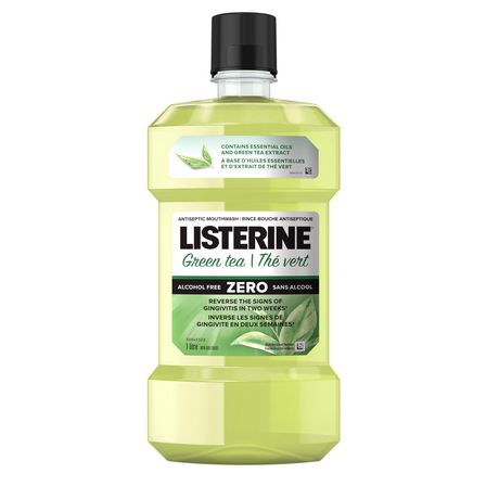 Listerine LISTERINE GREEN TEA ZERO 1.0 L Mouthwash and Oral Rinses