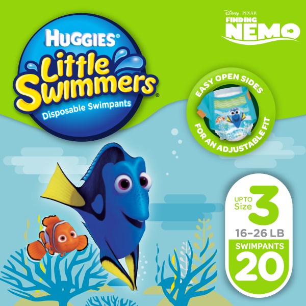 Huggies Little Swimmers Swim Diapers, Size 3 Small 20.0 Count CTC Health