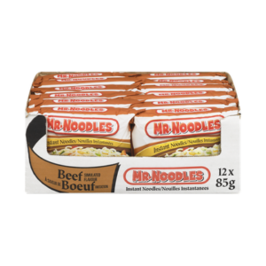 Mr Noodles  Instant Noodles, Beef (12x85g)