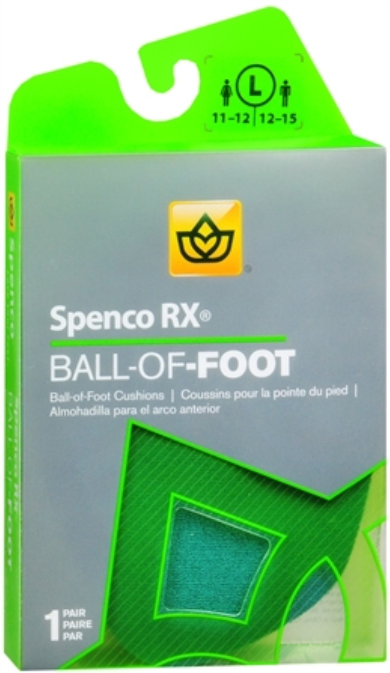 Spenco Ball of Foot Cushions Large 1 pair Orthopedic