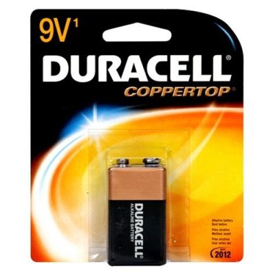 Duracell Coppertop 9V Alkaline Batteries, 1-Pack – 1 Ct Batteries
