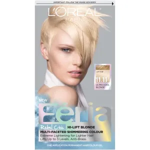 L'Oreal Paris Feria Rebel Chic Hair Color, Ultra Cool Blonde 11.11