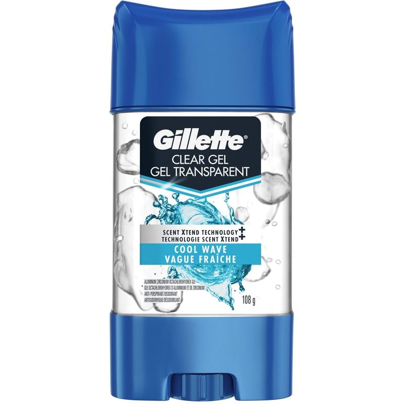 Gillette Gillette Clear Gel Antiperspirant and Deodorant with Scent Xtend Technology, Cool Wave