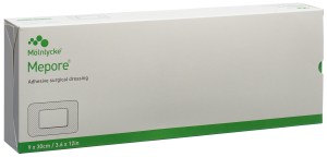 MEPORE wound dressing sterile 30cmx9cm wound pad 25cmx5cm, 30 pieces