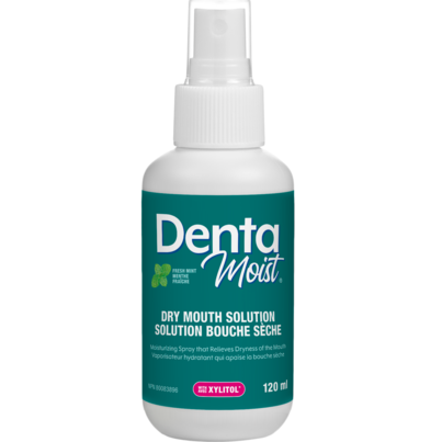 Denta-Moist Fresh Dry Mouth Moisturizing Spray Cold Sore and Dry Mouth Treatments