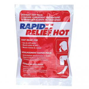 Rapid Relief Instant Hot Pack Latex Free Small 4in X 6in Ref RA43246 Hot cold Therapy