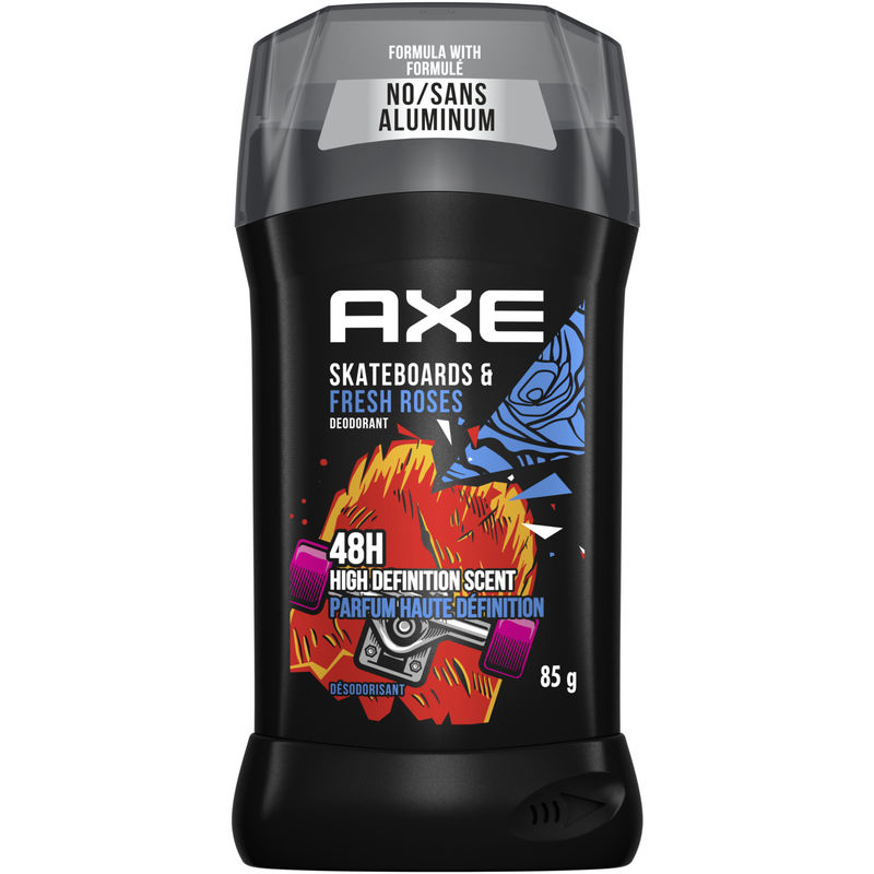 Axe AXE Deodorant Stick Skate Board & Fresh Roses 85 G 85.0 G Deodorants and Antiperspirants