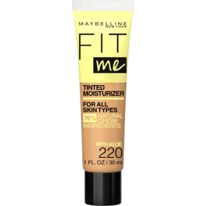 Maybelline New York Fit Me Tinted Moisturizer, Natural Coverage, Face Makeup, 220 - 1 Oz