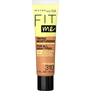 Maybelline New York Fit Me Tinted Moisturizer, Natural Coverage, Face Makeup, 310 - 1 Oz