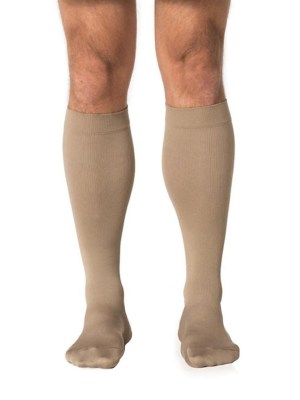 Sigvaris 823c Style Microfiber 30-40mmhg Men Large Long Tan Khaki - 823CLLM32