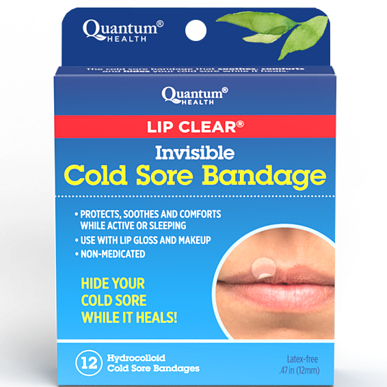 Lipclear Invisible Cold Sore Bandage 12.0 Ea Cold Sore and Dry Mouth Treatments