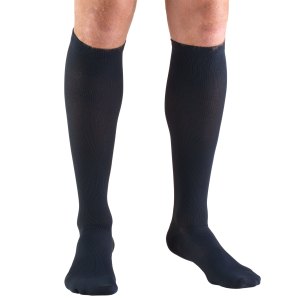 Truform Men's Socks, Knee High, Dress Style: 15-20 MmHg, M, NAVY (1943NV-M)