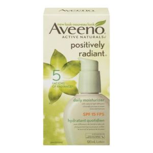 Aveeno Face Moisturizer SPF 15, Positively Radiant Facial Cream #1