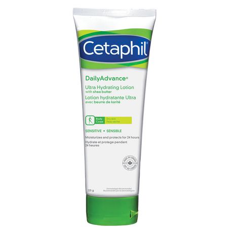 Cetaphil Daily Advance Lotion – Ultra Hydrating Body Lotion with Shea Butter for Dry and Sensitive Skin 225.0 G GREEN Hand And Body Care