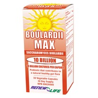 Renew Life BoulardiiMAX Antibiotic-Associated Diarrhea Antacids and Digestive Support