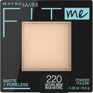 Maybelline New York Fit Me Matte + Poreless Powder, 220 Natural Beige - 0.29 Oz