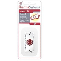 PharmaSystems Med ID Bracelet Medical Alert Jewelry