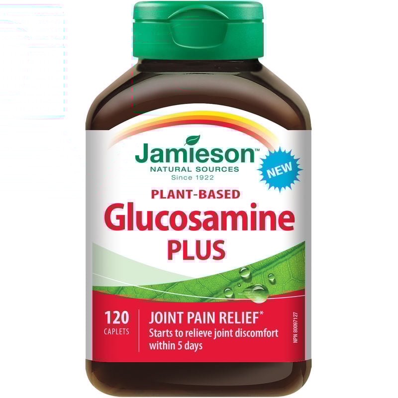 Jamieson Plant-Based Glucosamine Plus 120 Caplets - CTC Health