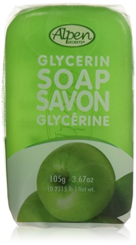 Alpen Secrets Green Apple Glycerin Soap  3.67-Ounce Hand And Body Soap