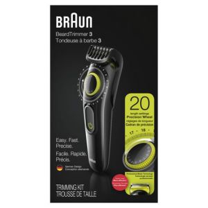 Braun Beard Trimmer Bt3221 Men Beard Trimmer and Hair Clipper, 20 Length Settings