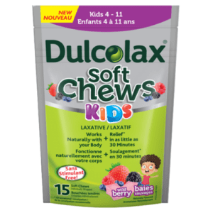 Dulcolax Dulcolax Soft Chews Kids, Wild Berry, Dependable, Predictable, and Gentle, Laxatives for Fast Occasional Constipation Relief, Stimulant-Free,