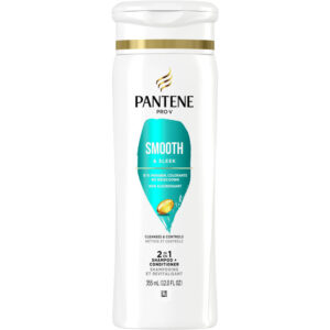 Pantene Smooth & Sleek 2in1 Shampoo and Conditioner, 12.0oz/355mL 355.0 ML