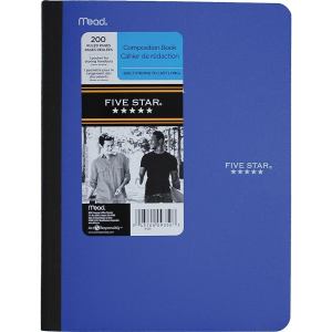 Five Star Poly Wireless Notebook, 1 Subject, 7 - 1/2