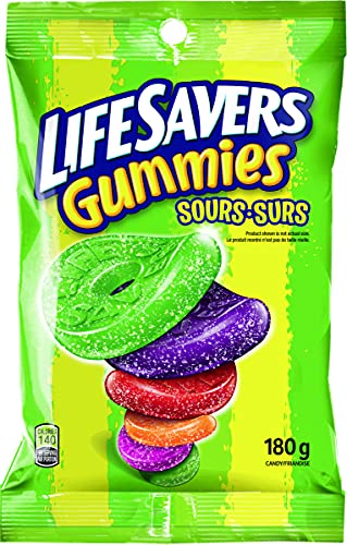 Wrigleys Life Savers Gummies Sours 180g/6.3oz