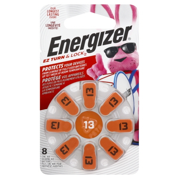 Energizer 8pack Size 13 Hearing Aid Batteries CTC Health