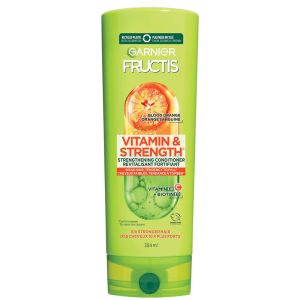 Fructis Garnier Fructis Vitamin & Strength Strengthening Conditioner for Weak Hair with Tendency to Fall, with Blood Orange, Vitamin C and Biotin, 354