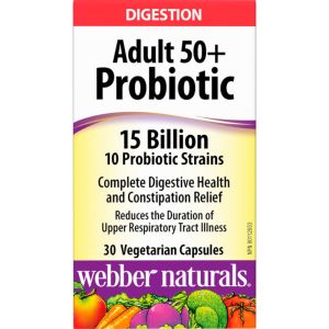 Webber Adults 50+ Probiotic, 15 Billion 30.0 Capsules