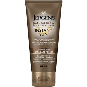 Jergens Natural Glow Instant Sun Sunless Tanning Moisturizer 180.0 ML BROWN