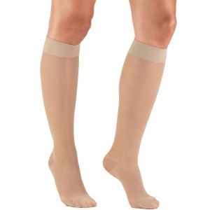 Truform Women's Stockings, Knee High, Sheer: 15-20 MmHg, L, NUDE (1773ND-L)