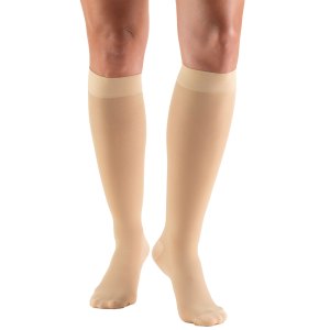 Truform Women's Stockings, Knee High, Sheer: 20-30 MmHg, S, BEIGE (0263BG-S)
