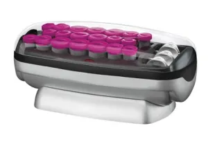 Conair Tourmaline Ceramic Ionic Instant Heat Hair Setter with Heated Clips Pink