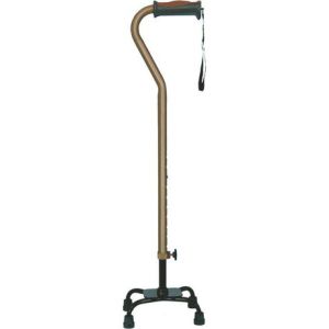 Hugo Adjustable Quad Cane for Right or Left Hand Use, Small Base - 1.0 Ea