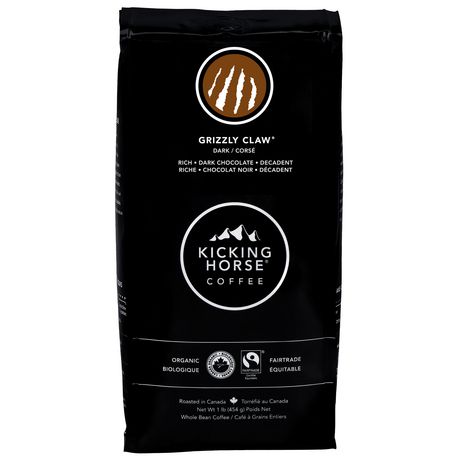 Kicking Horse Coffee Grizzly Claw Whole Beans Beverages