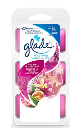 Glade Wax Melt Refills Air Freshener, Vanilla Passionfruit, 6 Melts