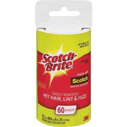 3M Scotch Rouleau Antipeluches Multicouches, 60 Feuilles Perforées Cleaners, Disinfectants and Supplies