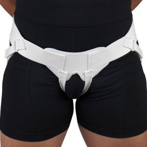Champion Hernia Belt, L, White, (0005-L)