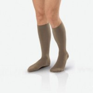 Jobst Casual Men, Knee High, 15-20mmhg, Md, Khaki, Closed Toe Bsn-7547703 Pr/1