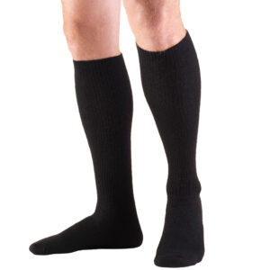 Truform Socks, Knee High: 8-15 MmHg, L, BLACK (1913BL-L)