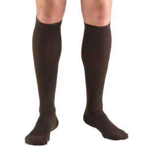 Truform Men's Socks, Knee High, Dress Style: 15-20 MmHg, XL, BROWN (1943BN-L)